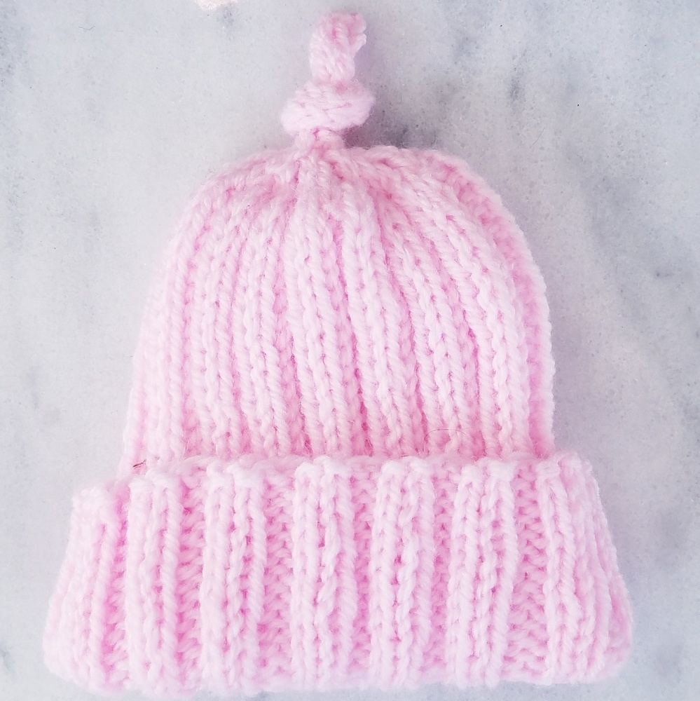 #N New Handmade Crocheted Baby Infant Hat Cap